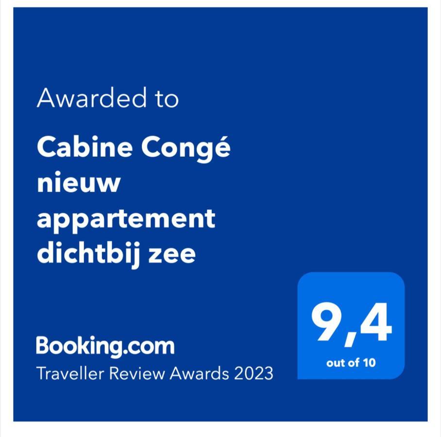 Cabine Congé nieuw appartement dichtbij zee Ostenda Esterno foto